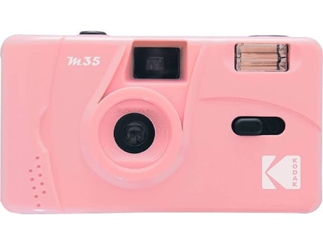 Máquina Fotográfica Reutilizável KODAK M35 Rosa