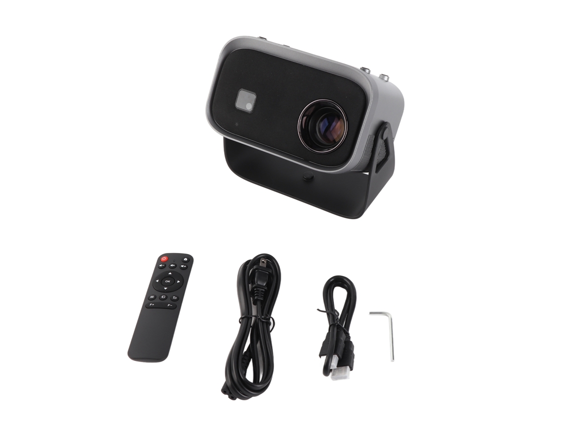 Projetor Portátil 1080p Lcd 2.7 Polegadas Com Correção Trapezoidal