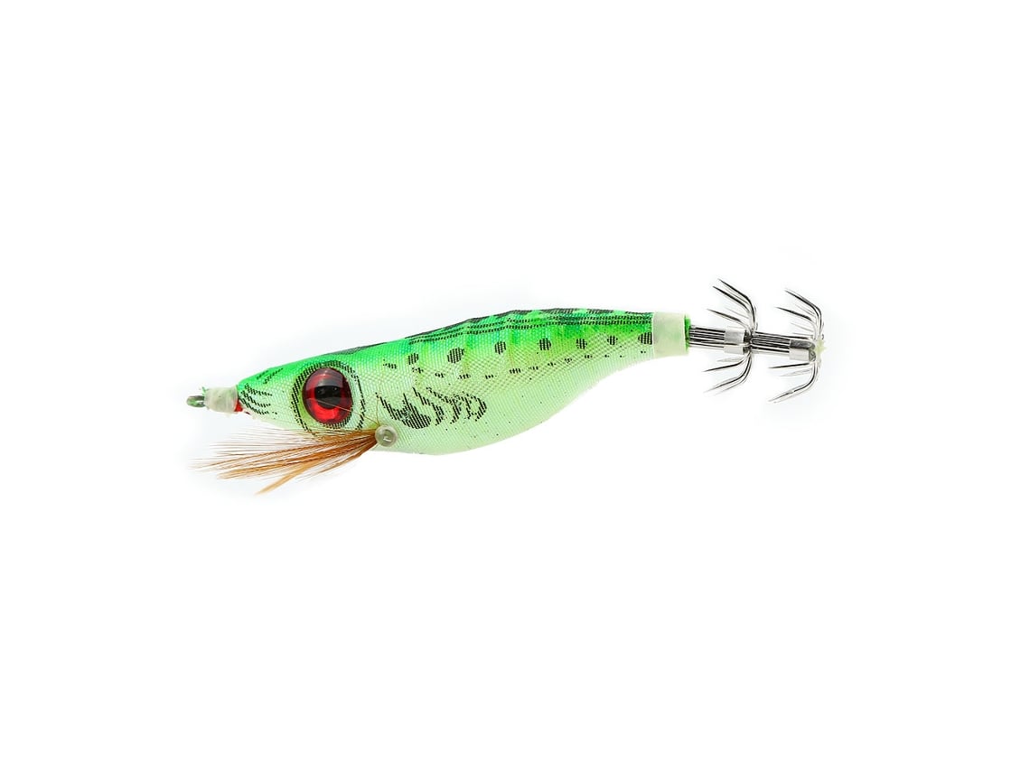 Isca Artificial Lula Glow In Dark Verde