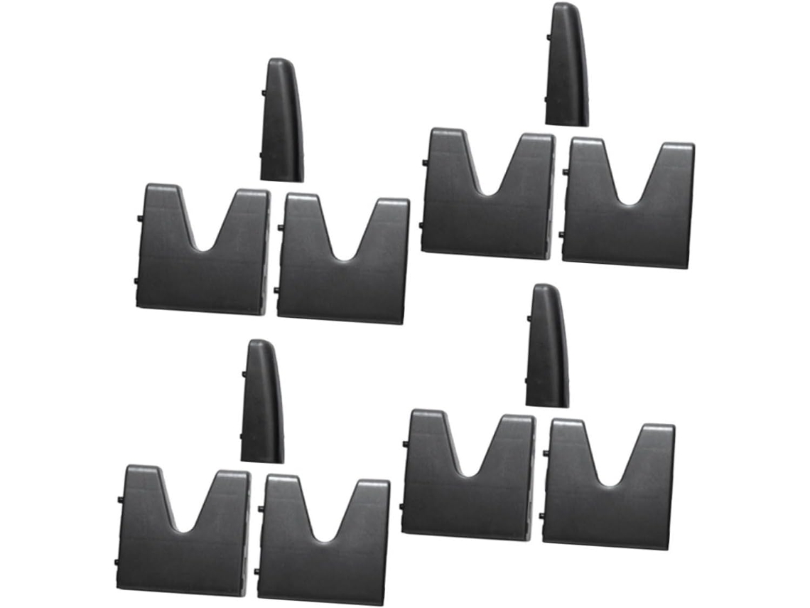 Organizador de bolsas para SUVs e caminhonetes, conjunto de 2 unidades com estrutura de plástico vermelho.