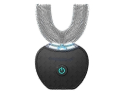 Escova de Dentes Elétrica Ultrassônica, Automática Inteligente em Formato U para Limpeza Comple Ta 360 ​​graus, Clareamento GOKOCO