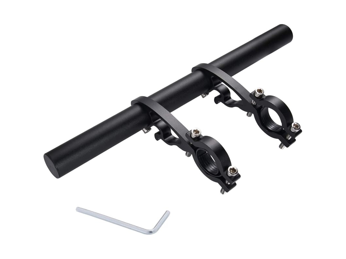 Extensor De Guidão De Bicicleta Em Liga De Alumínio Leve E Durável Para Suporte De Luz, Velocímetro, Gps E Celular