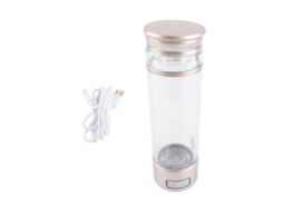 Garrafa Geradora de Água Rica em Hidrogénio 5v 350ml Pctg Titânio para Casa, Fitness e Escritório LAXISCREED