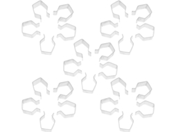 Conjunto De 30 Grampos Aço Inoxidável Cabilock Para Telas Proteção Contra Intempéries, Clipes De Metal Resistentes À