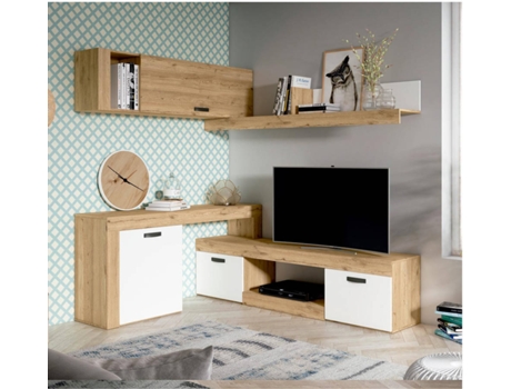 Conjunto de Móveis de TV VMO HOME Argos Extend Naturale (Módulo TV: 39'9 cm  Prateleira: 29.6 cm)