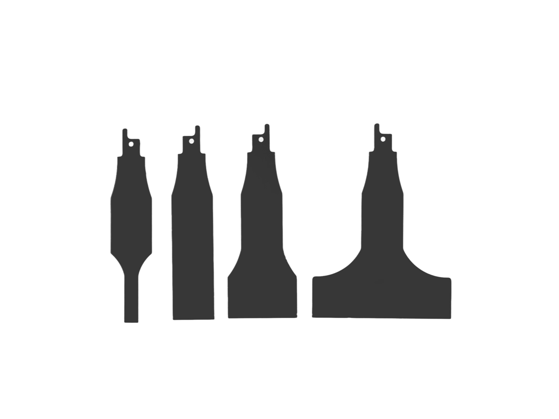 Lâminas Para Serra Reciprocante Vante (limpeza De Telhas E Remoção De Massas De Revestimento)