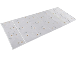 Capa De Proteção Solar Com Estampa De Margaridas, Capa Impermeável Com Bolsos.
