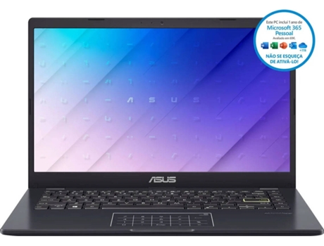 Portátil ASUS E410MA (14'' - Intel Celeron N4020 - RAM: 4 GB - 64 GB eMMC - Intel UHD Graphics 600) — Windows 11 Home S