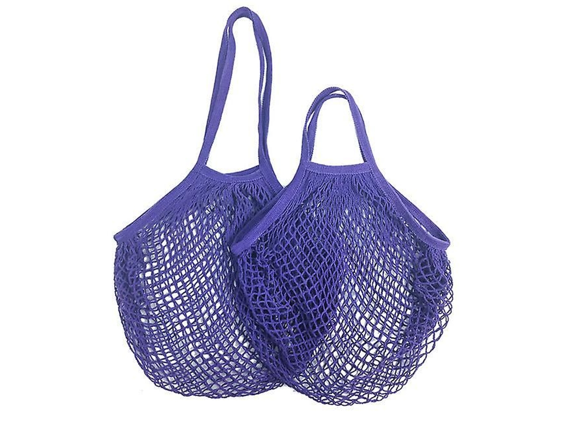 20 Sacolas De Compras Reutilizáveis ​​em Cores Variadas, Sacola De Rede Portátil Para Armazenar Frutas E Verduras, Sacola De Malha Dobrável E Eco