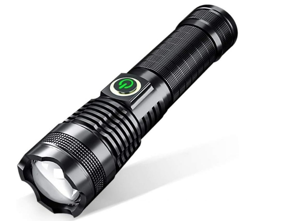 Lanterna Led 5 Modos Zoomable Led Tocha para Acampar Uso de Emergência Ao Ar Livre Preto BISBISOUS VIGA EUROPE
