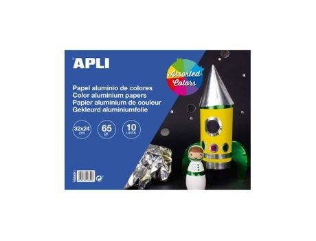Livro Bloc Manualidades 10h Papel Aluminio 32x24 65g De Desconocido (espanhol)
