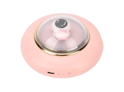 Aquecedor De Mão Elétrico Recarregável Usb 4000mah Aquecedor De Mão De Bolso Ajustável Com Luz Noturna Rosa