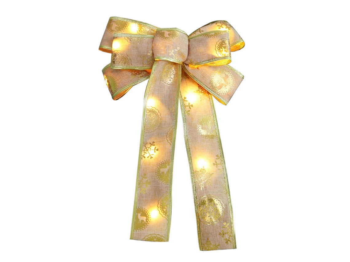 Laços Luminosos de Natal com Flocos de Neve LAXISCREED