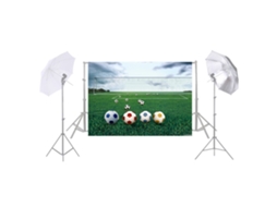 Andoer 1.5 * 2.1m/5 * 7ft Football Soccer Goalpost Net Wall Photography Background Backdrop Photo Studio Pros LAXISCREED