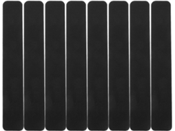 Lurrose 8 tiras de feltro marrom para quadros de avisos, proteção de paredes e fixação de tachas, ideal para mesas e salas.