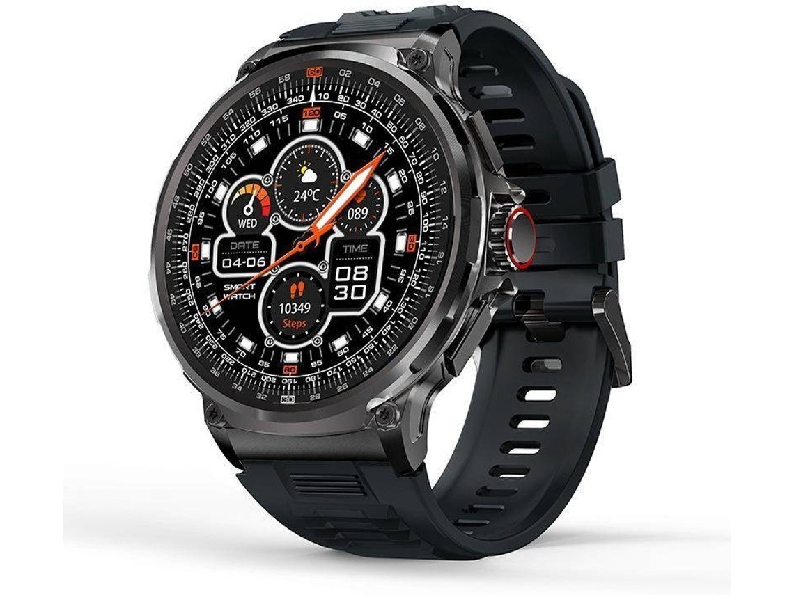 Smartwatch 1.85'' Hd Com Chamadas Bluetooth E Assistente De Voz Ai (preto)