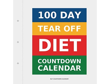Livro 100 Day TearOff Diet Countdown Calendar de Buy Countdown Calendar (Inglês)