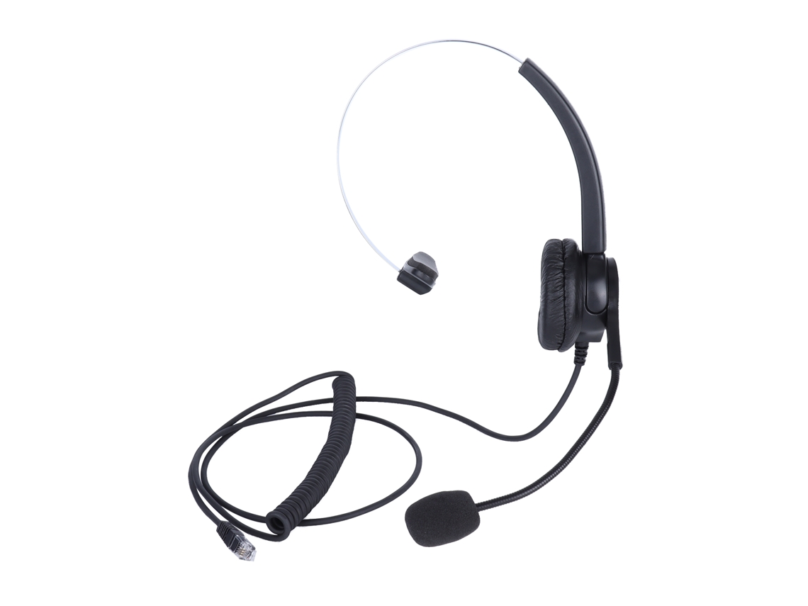 Fone Mali Vh500‑rj9 ajustável com Microfone Anti ruído para telefone