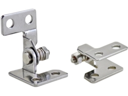 Dobradiça De Amortecimento Em Aço Inoxidável 304com Torque Ajustável E Batente Arbitrário, 1 Peça Dp039 L 2 0nm