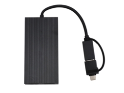 Placa Adaptadora EOOCOO com USB3.0, Type C e saída HDMI 2K+4K