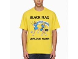 Black Flag Jealous Again T-shirt Yellow Unisex Adults Size:m