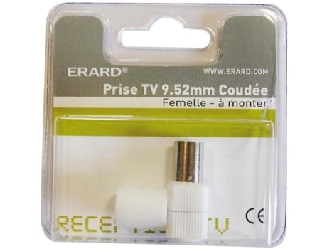 Plugue De Tv Com Ângulo De 90° Fêmea Erard Connect