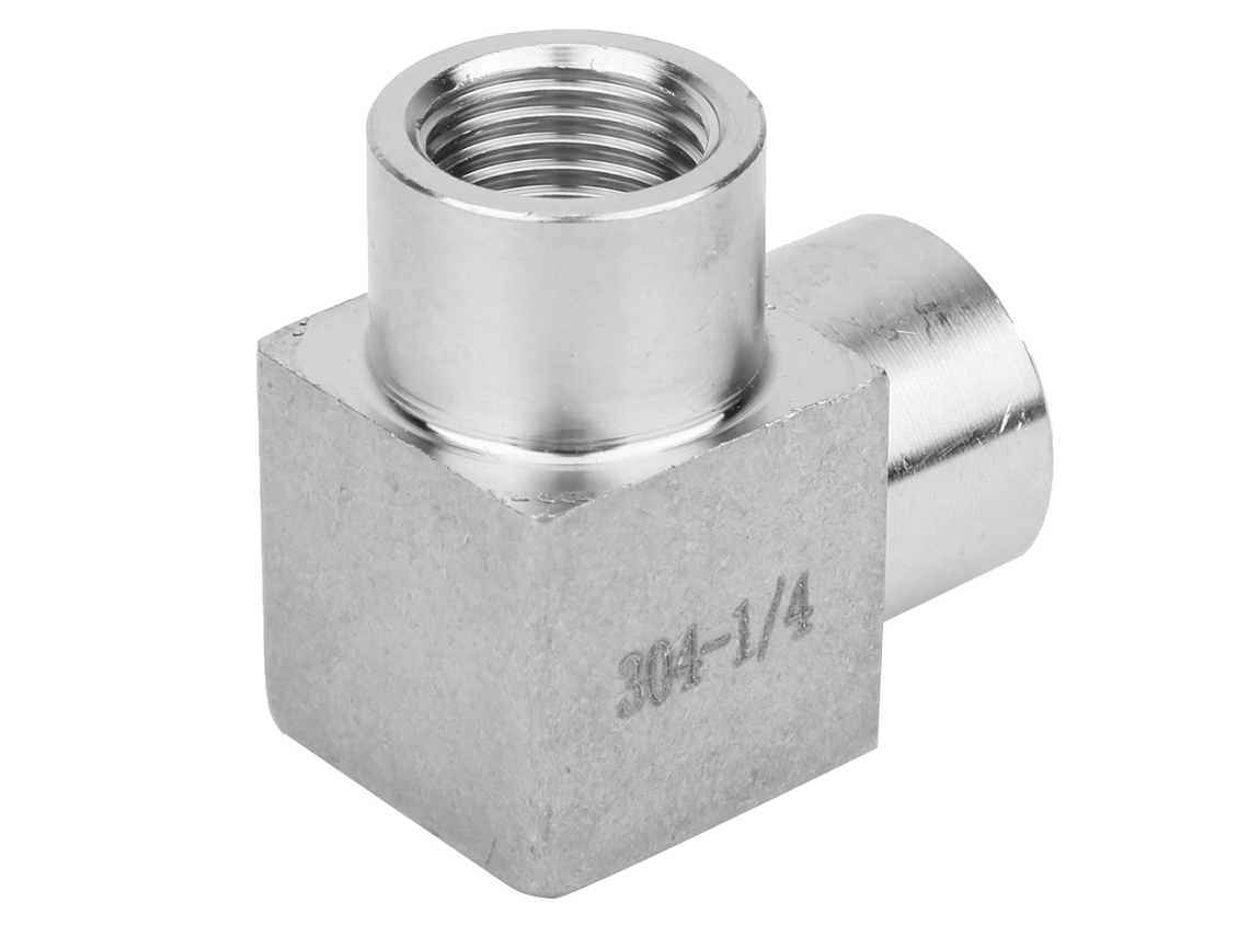 Laxiscreed Conector Cotovelo Fêmea Bspp Duplo Para Água, Ar E Óleo