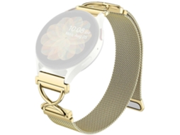 Pulseira Tipo B Para Relógio Infantil Syncup, Modelo Milanese, Em Aço Inoxidável Eletrogalvanizado, Com Fecho Magn Ético.