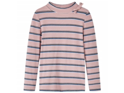 T-shirt De Manga Comprida Para Criança Rosa-claro 140