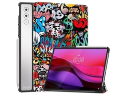 Capa Compatível Com Lenovo Yoga Pad Pro 12.7", Capa Rígida Ultrafina Em Pele Pu. Padrão Grafite Hexinyigjly