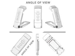 Luminária De Leitura Led, Recarregável, Usb, Clipe, Para Estudo, Cabeceira, Trabalho, Artesanato Ou Viagens