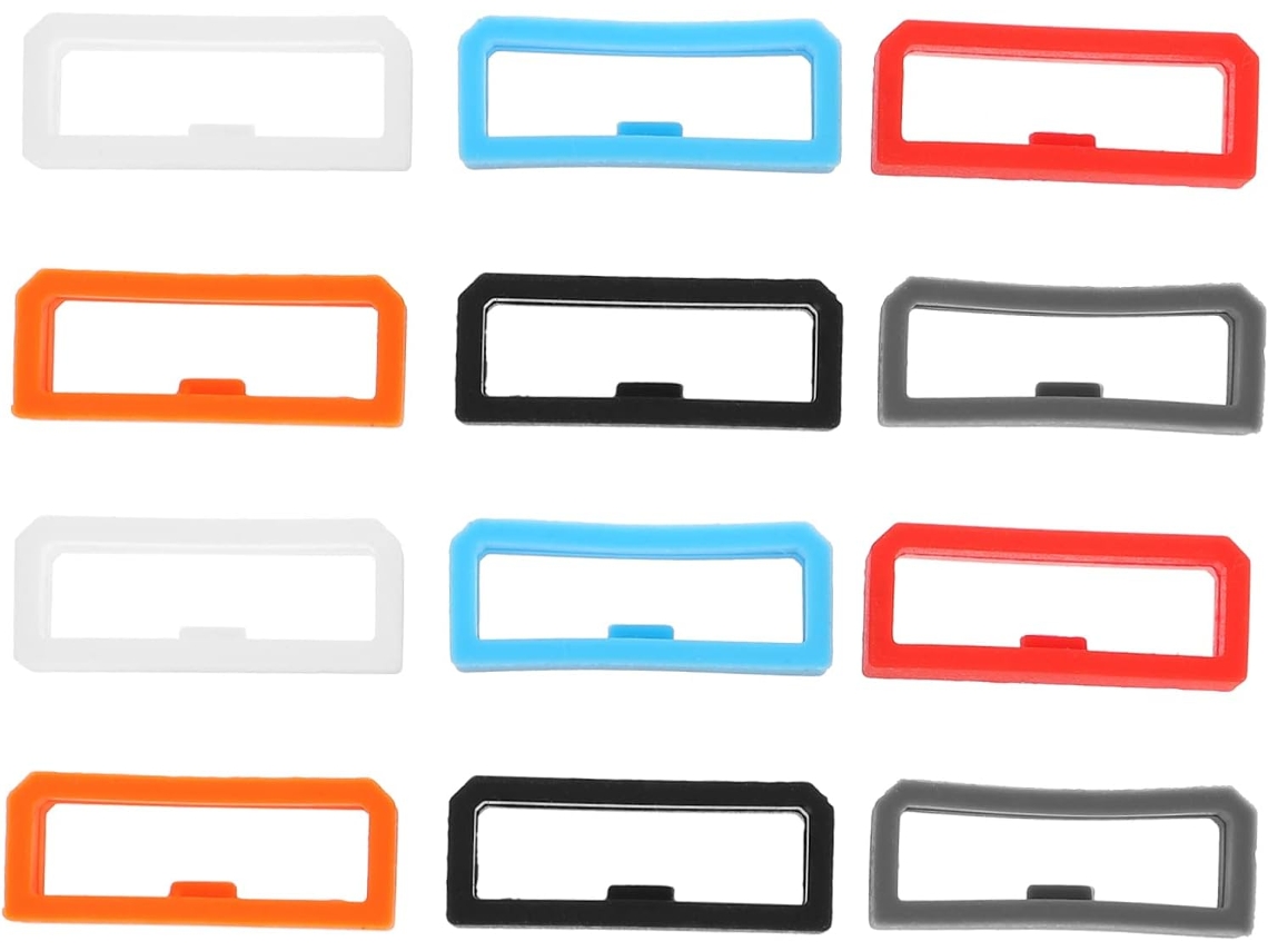 Conjunto De 12 Anéis De Silicone Para Pulseira De Relógio Acessórios De Segurança Compatíveis Com Gokoco
