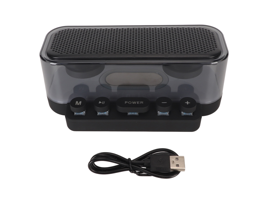 Caixa Mali de Som Bluetooth Rgb com Botões de Teclado Mecânico e Carregamento Type C