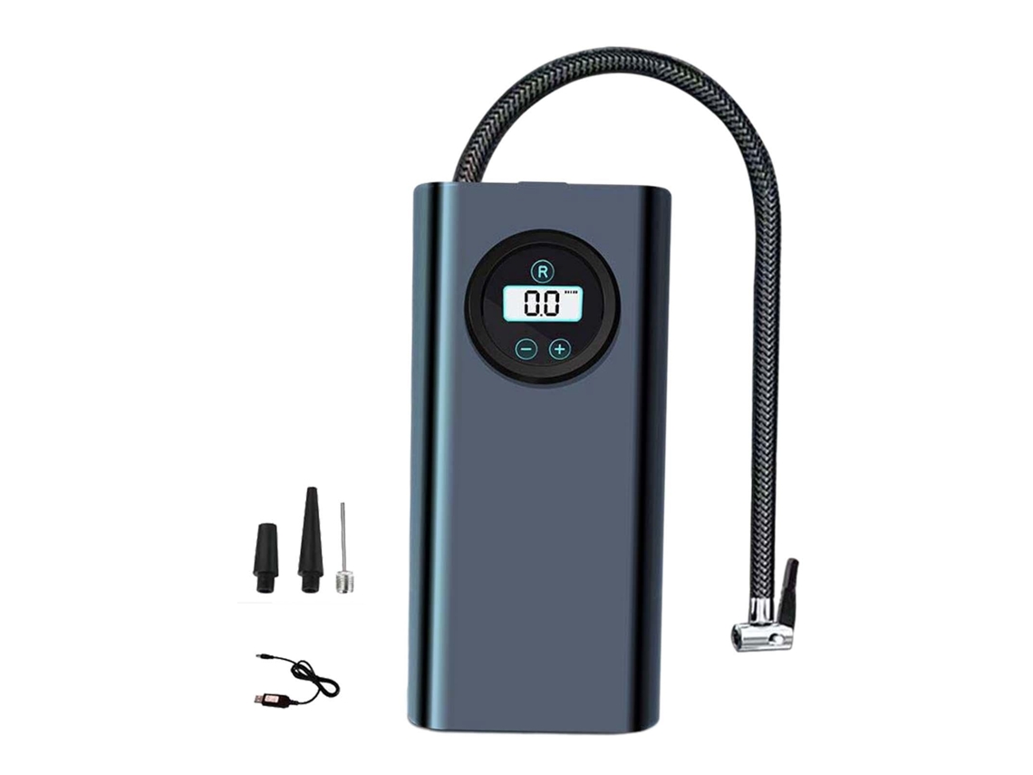 Bomba De Ar Portátil Com Visor Digital, Bomba Manual Recarregável, Compressor De Ar Elétrico, Mini De Ar Adequada Para