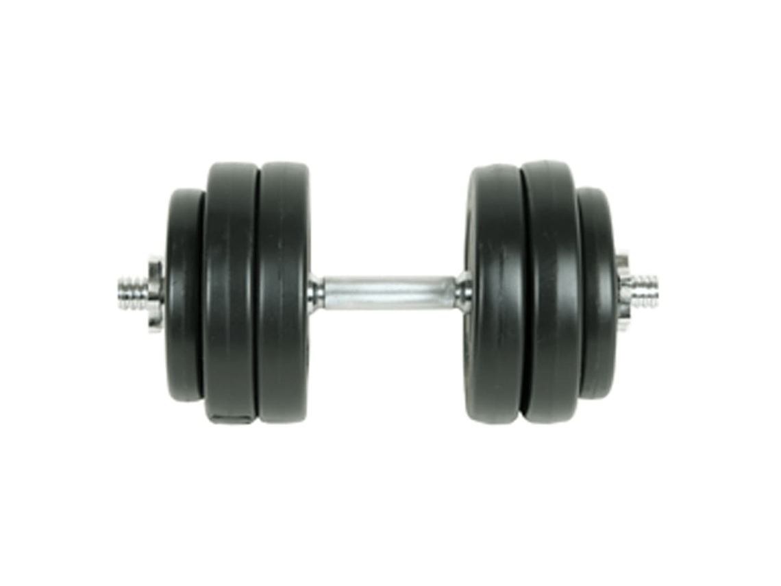 Dumbbell, Dumbbells Vidaxl Preto Metal (n/a)