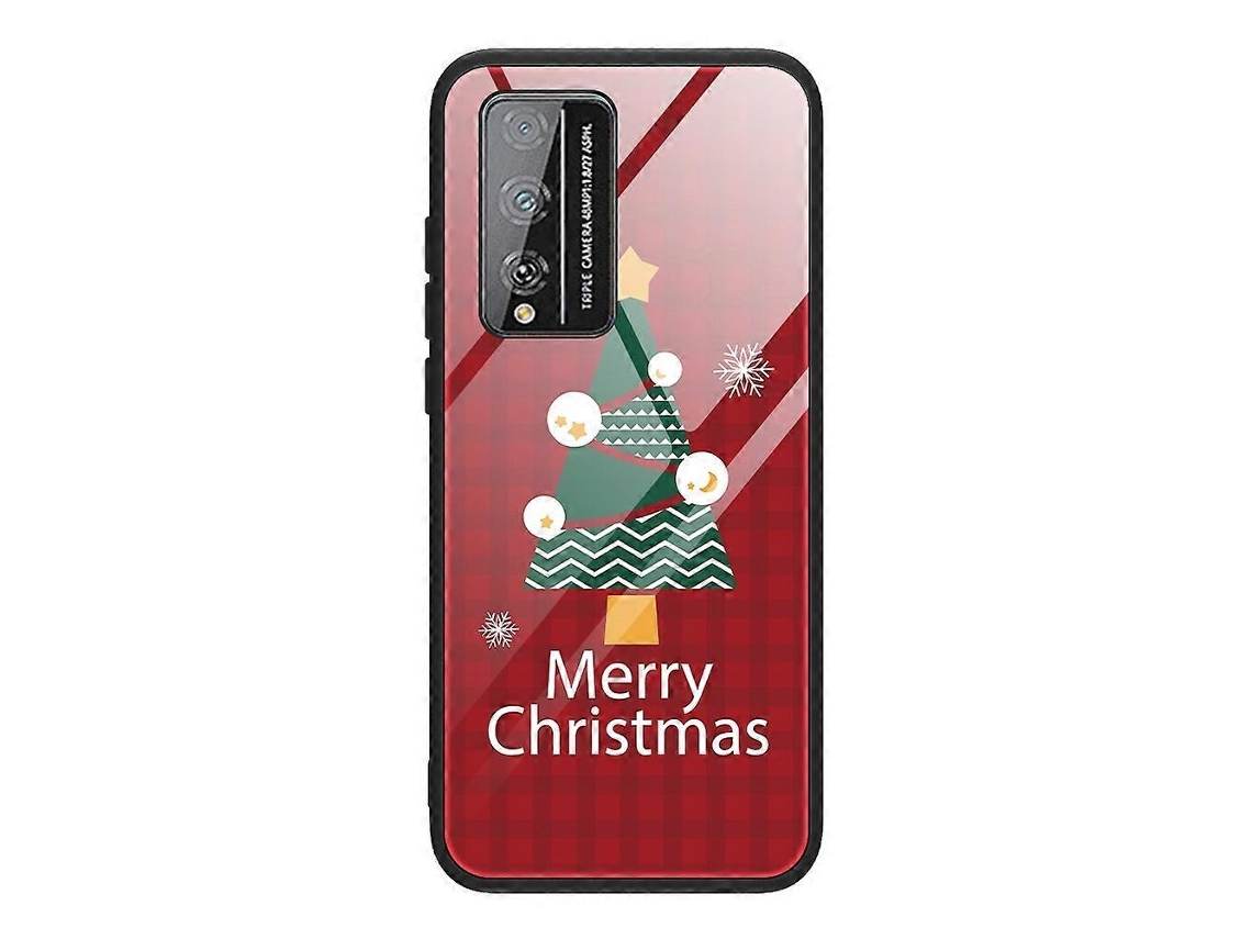 Capa De Vidro Natalina Para Celular For Honor Play 4t Pro