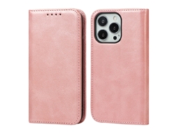 Capa Lurelia Robusta Em Pele Magnética, Estilo Rose, Rosa