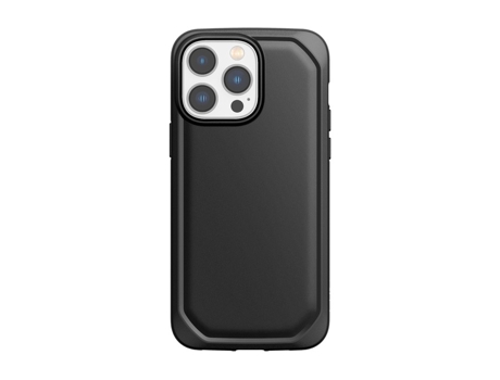 Capa para iPhone 14 Pro Max RAPTIC Pele Sintética Anti-Choque Preto .