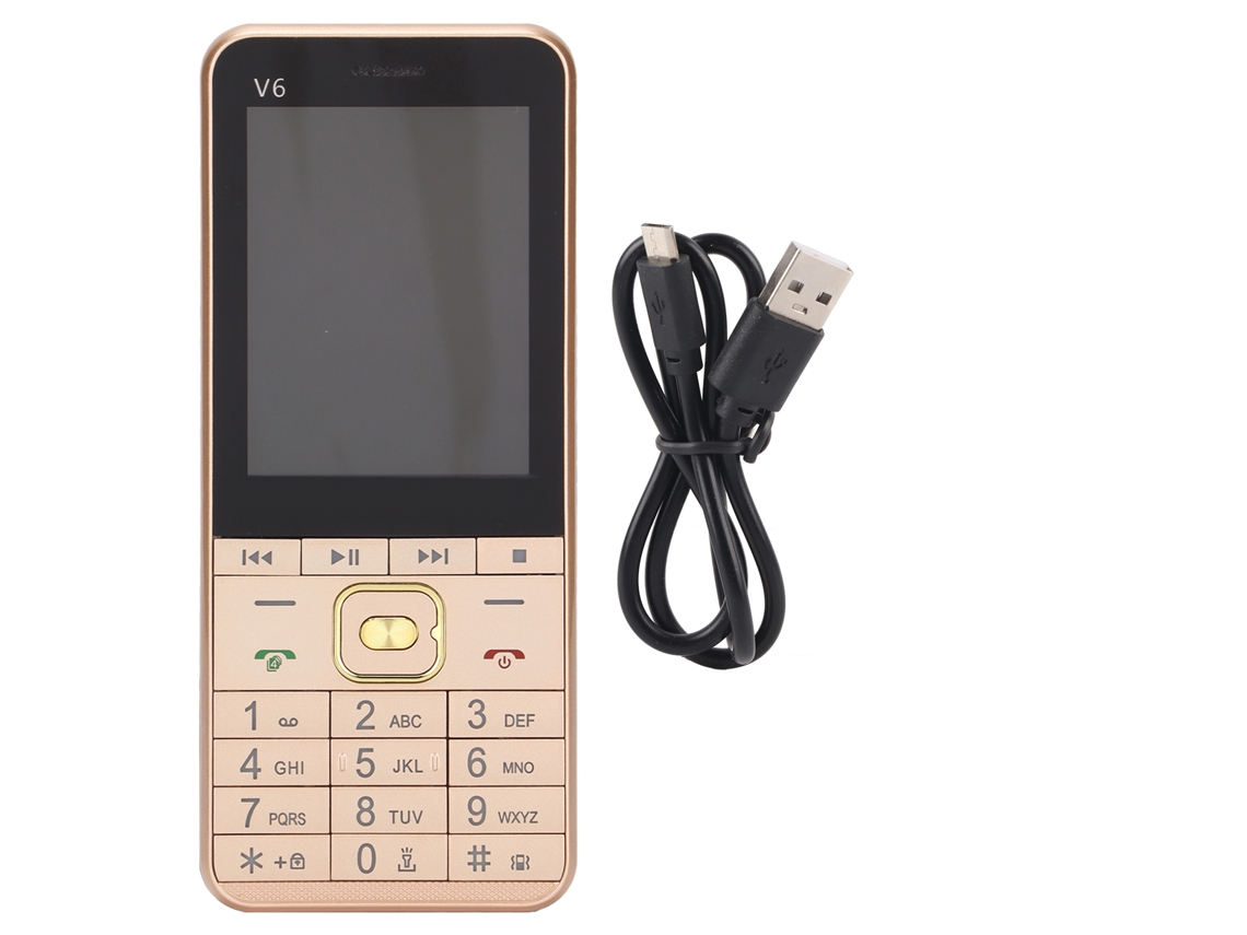 Aetheria celular Desbloqueado V6 2g com 4 Cartões 4 Standbys Tela 2.8 Polegadas para Idosos e Crianças