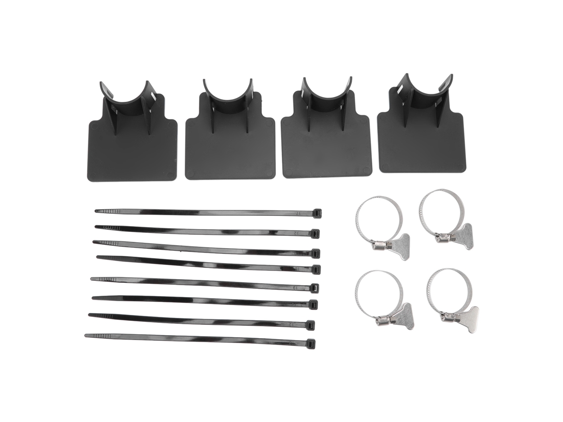 Suportes de Tubo para Piscina Primerox com Amarras e Presilhas de Aço Inoxidável