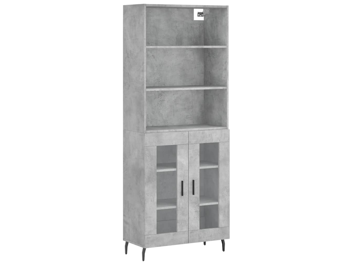 Highboard, Highboards Vidaxl Cinzeto Madeira Processada (n/a)