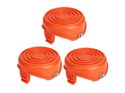 Conjunto De 3 Tampas De Carretel Para Cortador De Grama Black Decker Gh750, Gh710 E Gh700, Df-065-bkp Rc-065-p90517175