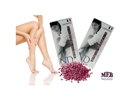 Provence Cera Depilatória Peelable Roxa Em Pastilhas 2 Caixas De 800 Gr Fabricada Na França Mfb