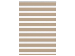 Zebra Blind, Zebra Blinds Vidaxl Marrom Poliéster (110 X 100 Cm)