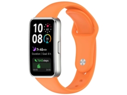 Pulseira De Silicone Brilhante Com Fecho Invertido Para Relógios Huawei Band 10/9/8.