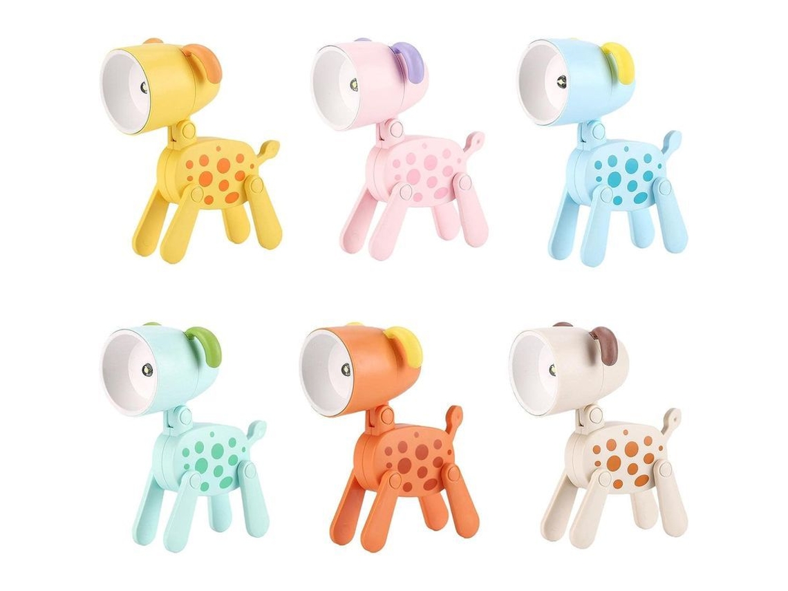 6pcs Lámpara Led Mini Com Suporte Para Telefone Cervo Cute, Presente De Natal Para Crianças E Adultos