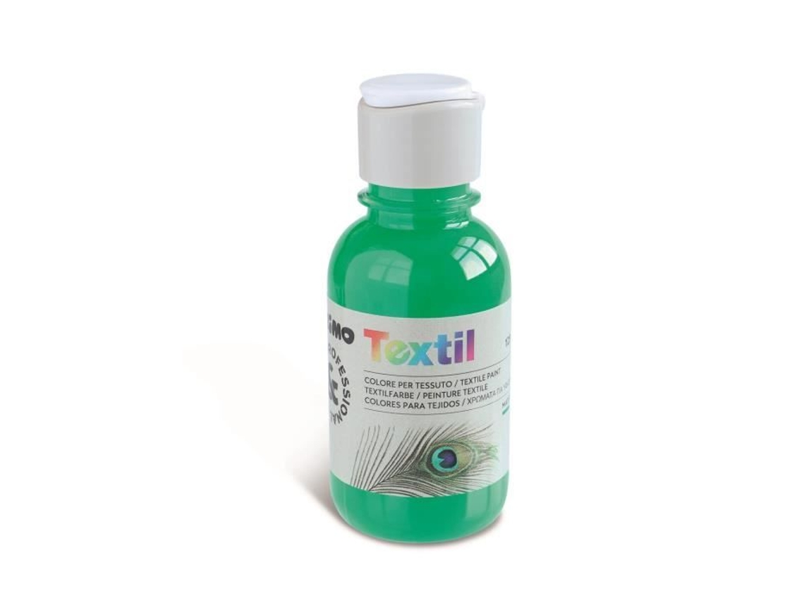 Garrafa 125Ml Tinta Têxtil Tampa Flux Control Verde Brilhante 610 PRIMO