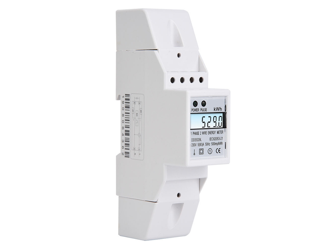 Laxiscreed Medidor Elétrico Doméstico Monofásico Com Display Lcd E Medição Digital De Alta Precisão