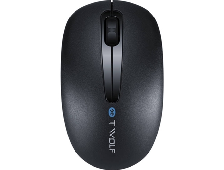 Rato T-WOLF Q3 (Preto - Bluetooth - Regular - 1200 dpi)