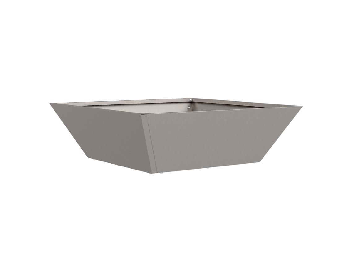 Conjunto 5 Decoração Para Jardim Vidaxl Castanho Aço (50 X 50 X 15 Cm)
